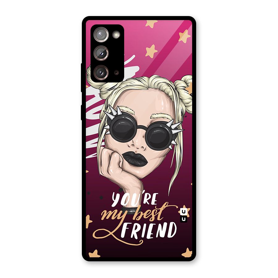 You My Best Friend Glass Back Case for Galaxy Note 20
