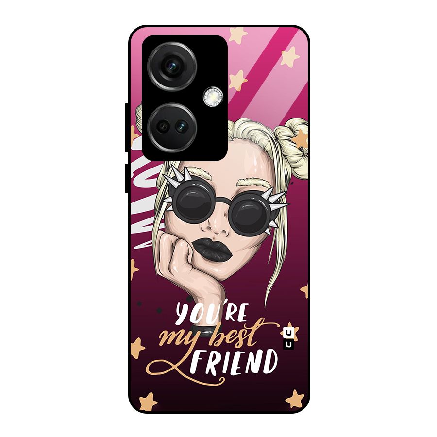 You My Best Friend Glass Back Case for OnePlus Nord CE 3 5G