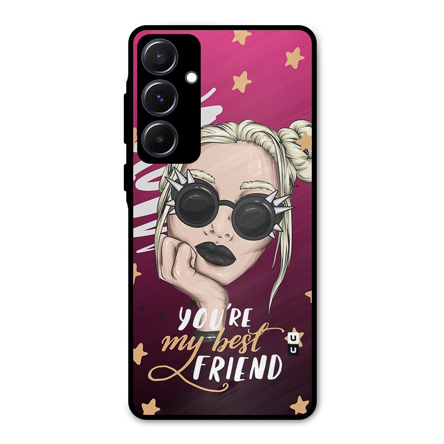 You My Best Friend Metal Back Case for Galaxy A55