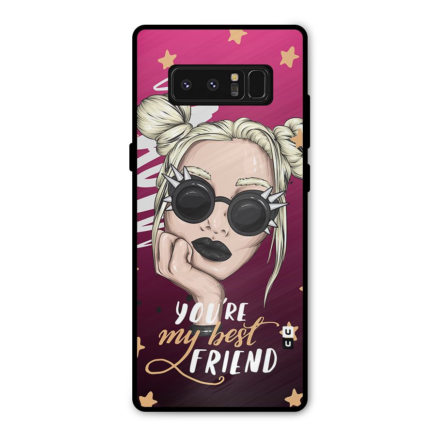 You My Best Friend Metal Back Case for Galaxy Note 8