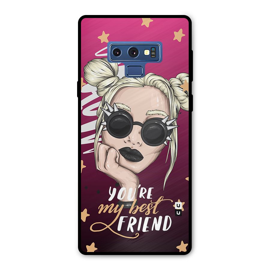 You My Best Friend Metal Back Case for Galaxy Note 9