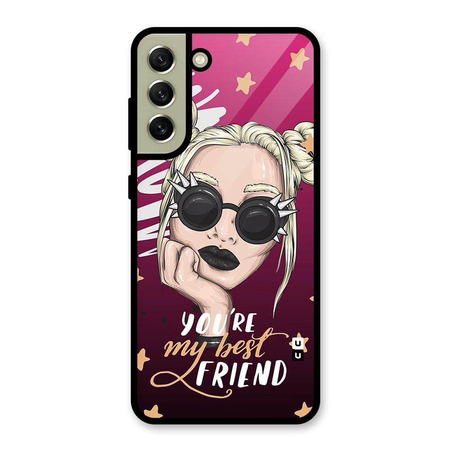 You My Best Friend Metal Back Case for Galaxy S21 FE 5G (2023)