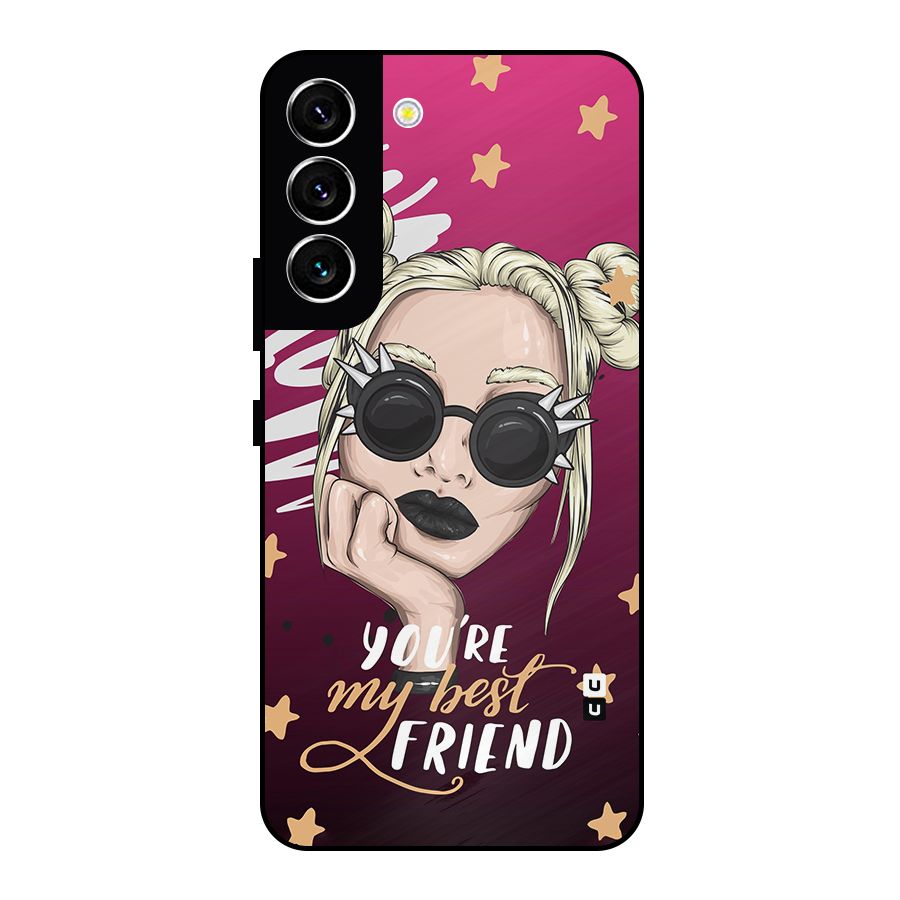 You My Best Friend Metal Back Case for Galaxy S22 5G