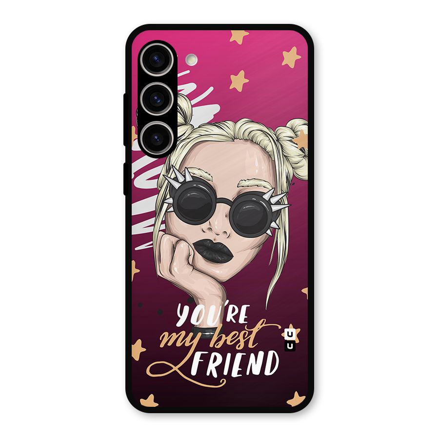 You My Best Friend Metal Back Case for Galaxy S23 Plus