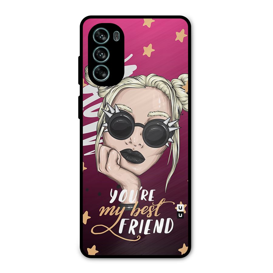 You My Best Friend Metal Back Case for Moto G62