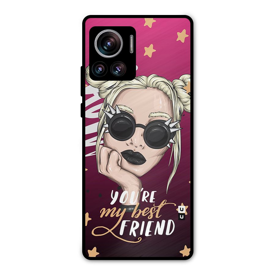 You My Best Friend Metal Back Case for Motorola Edge 30 Ultra