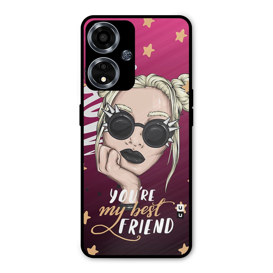 You My Best Friend Metal Back Case for Oppo A59