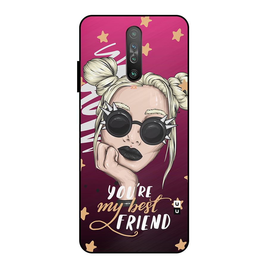 You My Best Friend Metal Back Case for Poco X2