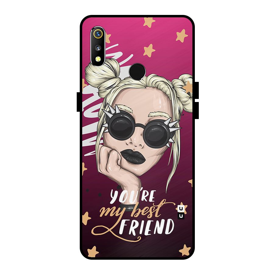 You My Best Friend Metal Back Case for Realme 3i