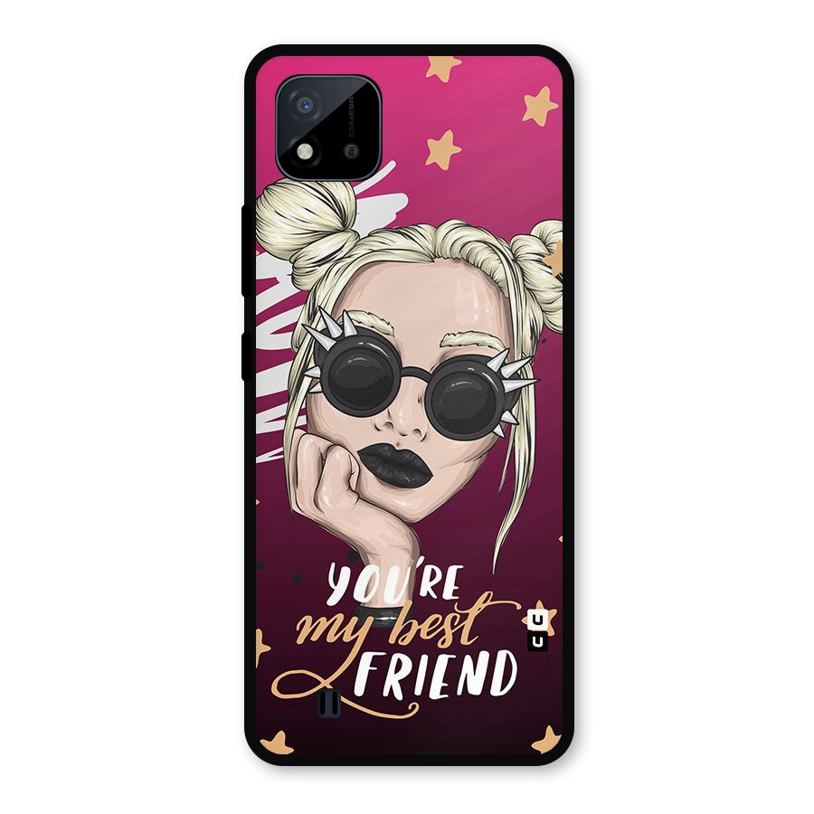 You My Best Friend Metal Back Case for Realme C11 2021