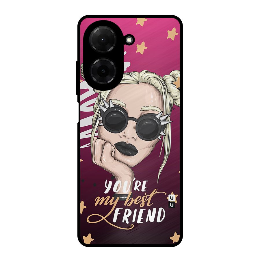 You My Best Friend Metal Back Case for Redmi A5 4G