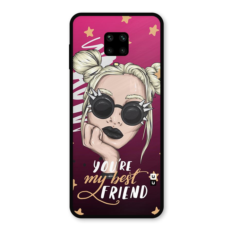 You My Best Friend Metal Back Case for Redmi Note 9 Pro Max