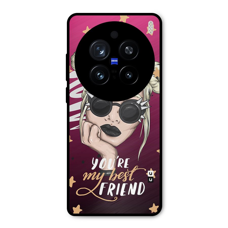 You My Best Friend Metal Back Case for Vivo X200 Pro