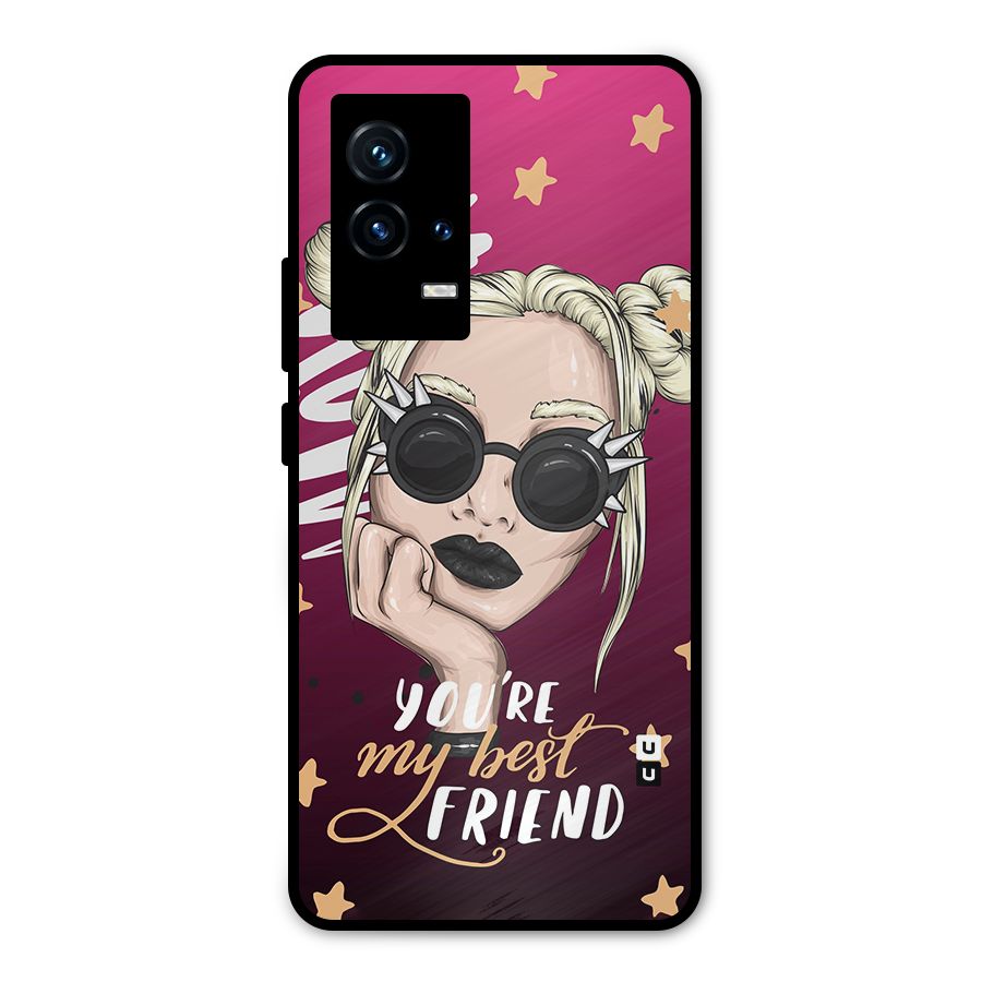 You My Best Friend Metal Back Case for iQOO 9 5G