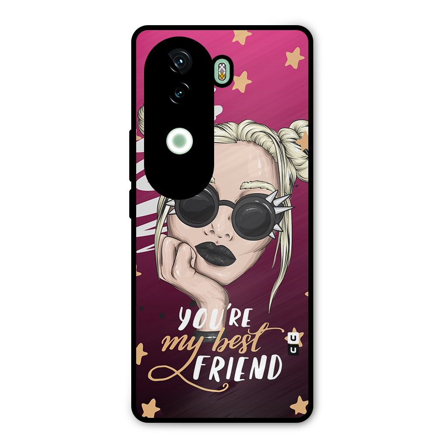 You My Best Friend Metal Back Case for iQOO Z9s