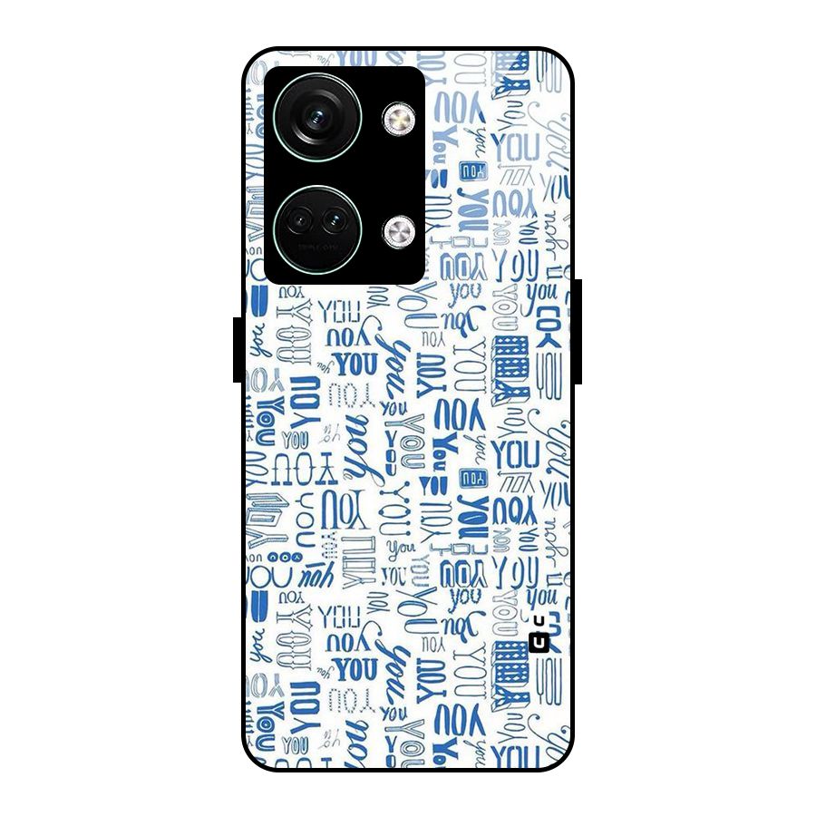 You Pattern Glass Back Case for Oneplus Nord 3
