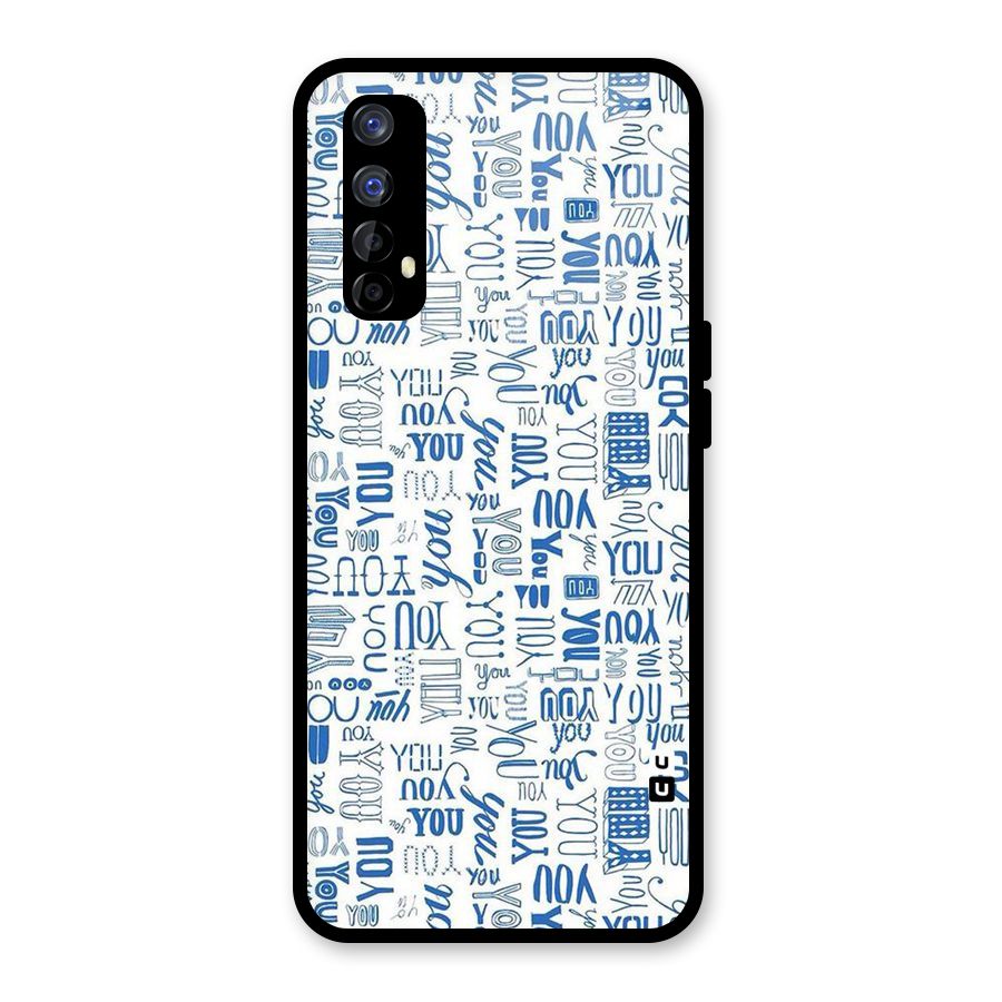 You Pattern Glass Back Case for Realme Narzo 20 Pro
