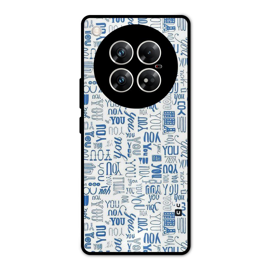 You Pattern Metal Back Case for Infinix Zero 40 5G
