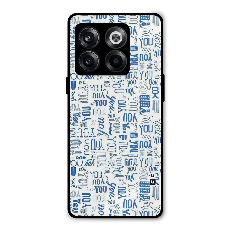 You Pattern Metal Back Case for OnePlus 10T