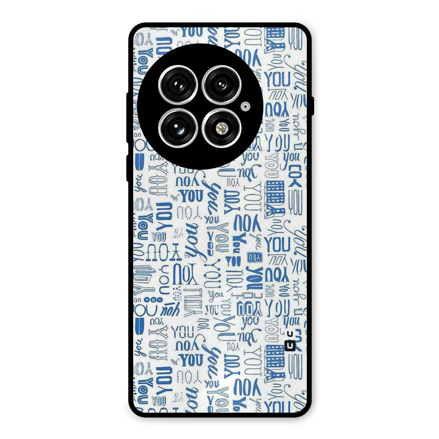 You Pattern Metal Back Case for OnePlus 13
