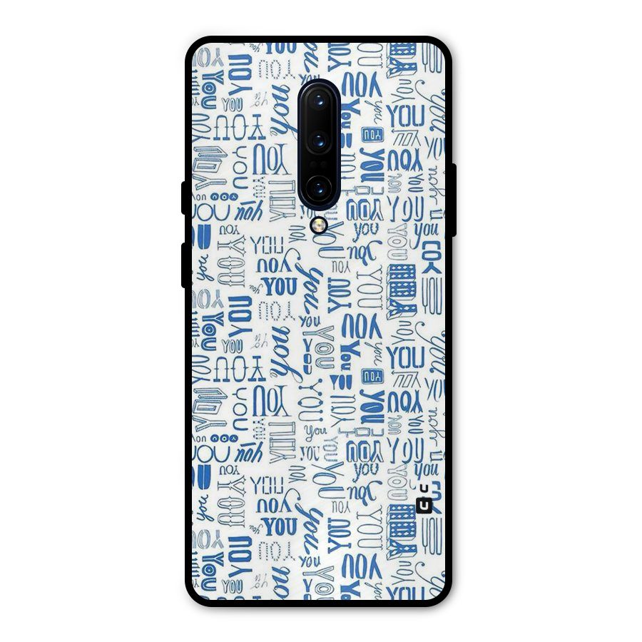You Pattern Metal Back Case for OnePlus 7 Pro