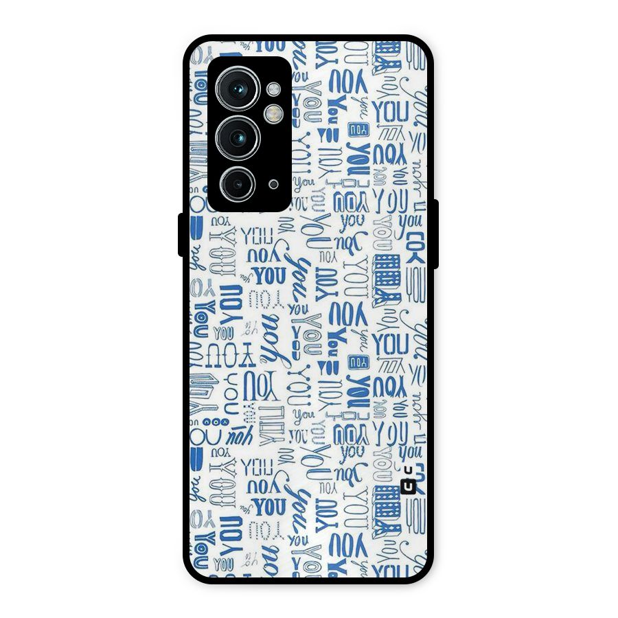 You Pattern Metal Back Case for OnePlus 9RT 5G