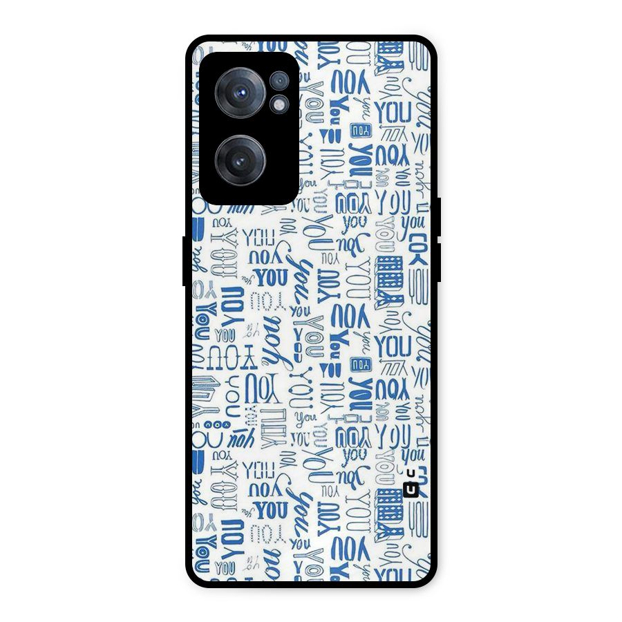 You Pattern Metal Back Case for OnePlus Nord CE 2 5G