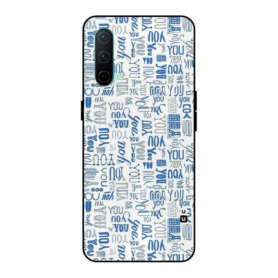 You Pattern Metal Back Case for OnePlus Nord CE 5G