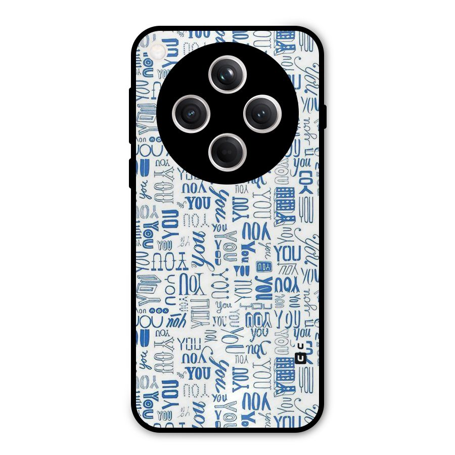 You Pattern Metal Back Case for Oppo Find X8