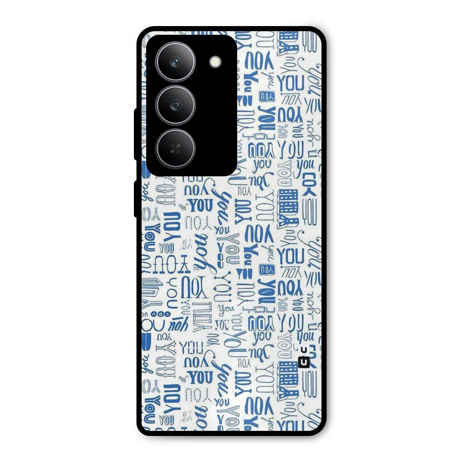 You Pattern Metal Back Case for Realme 14x