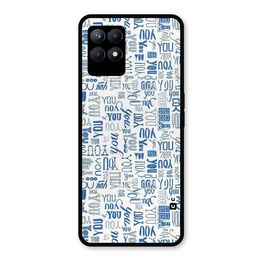 You Pattern Metal Back Case for Realme Narzo 50