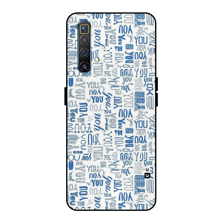 You Pattern Metal Back Case for Realme X3 SuperZoom