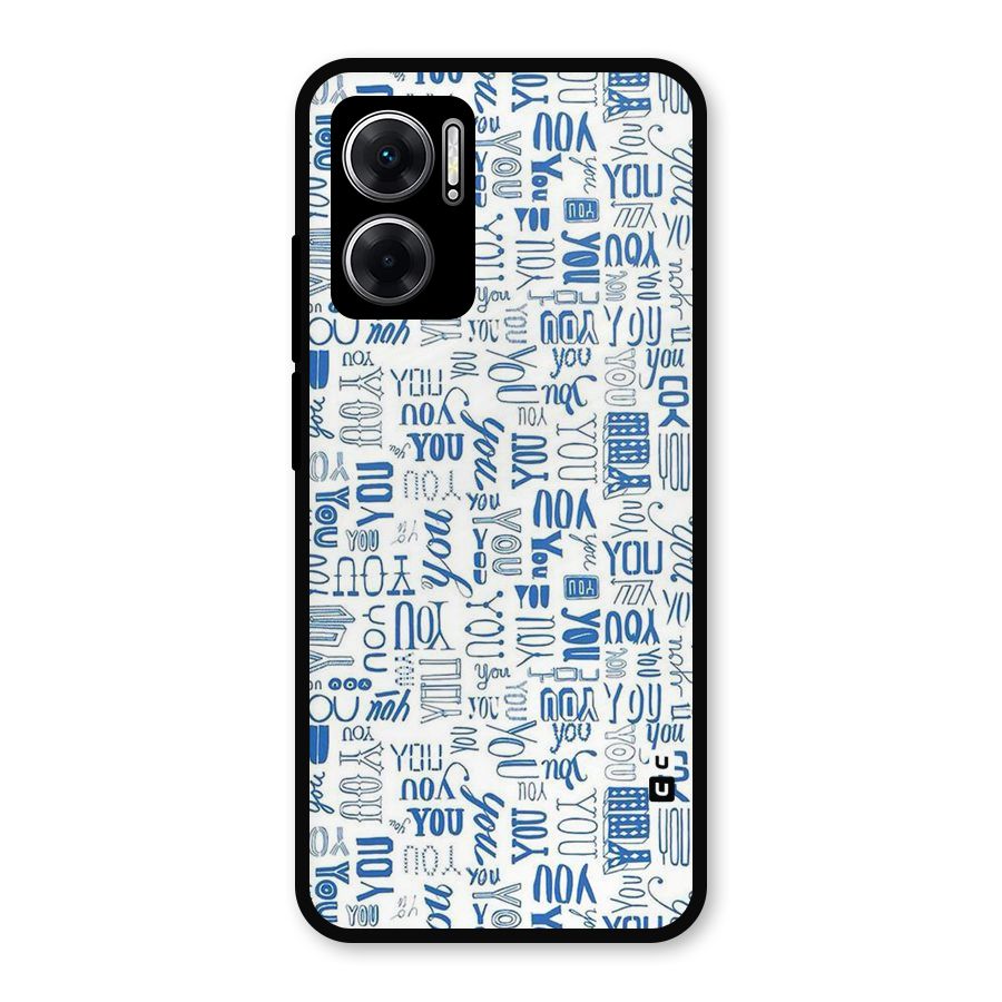 You Pattern Metal Back Case for Redmi 11 Prime 5G