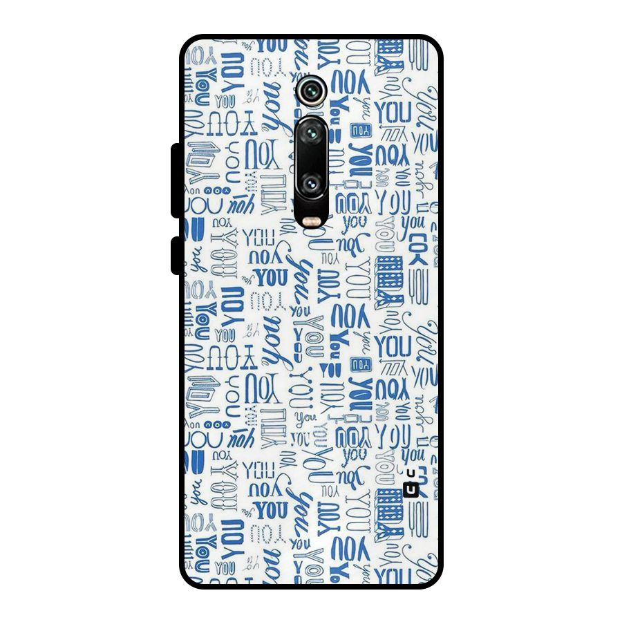 You Pattern Metal Back Case for Redmi K20