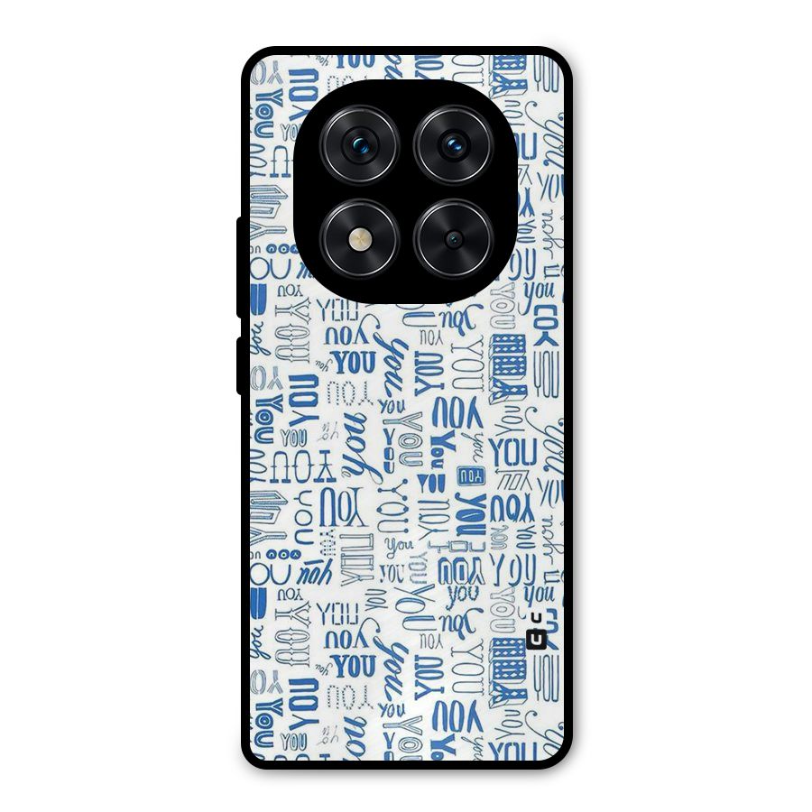 You Pattern Metal Back Case for Redmi Note 14 Pro 5G