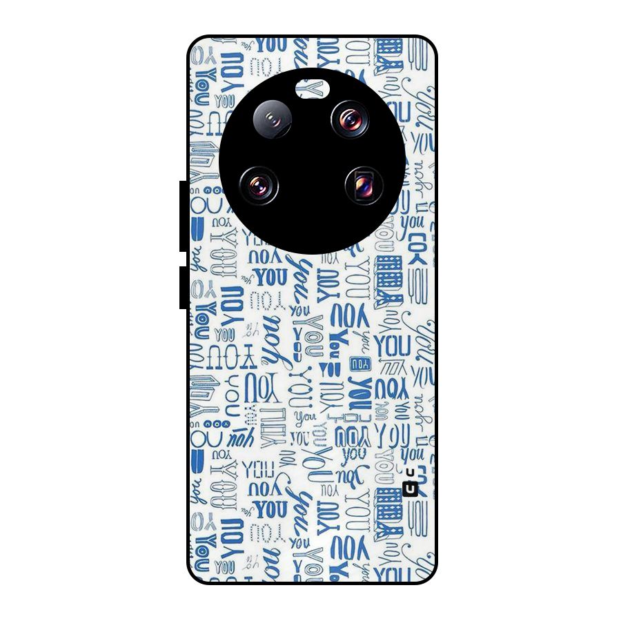 You Pattern Metal Back Case for Xiaomi 13 Ultra