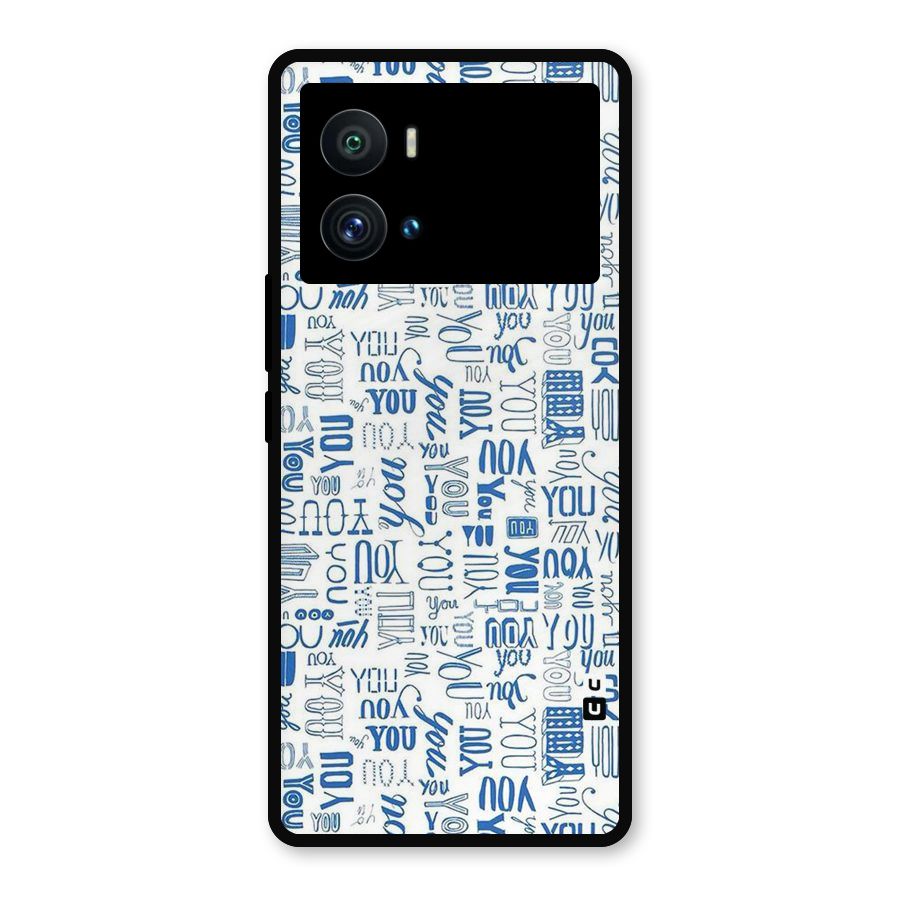 You Pattern Metal Back Case for iQOO 9 Pro