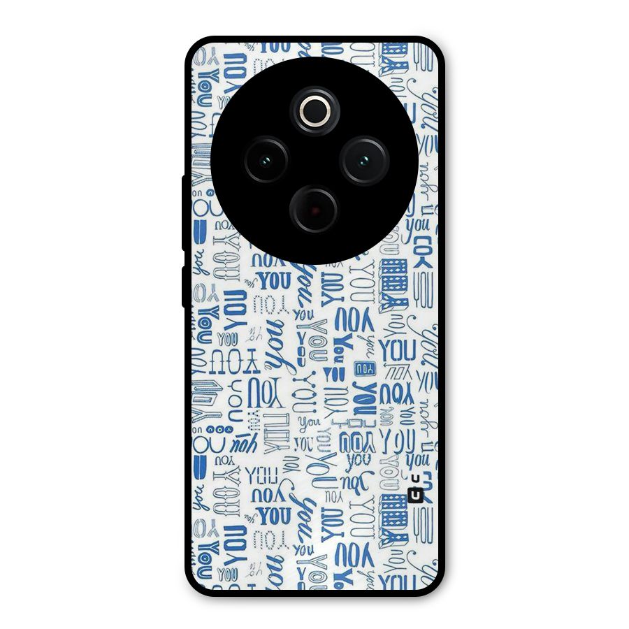 You Pattern Metal Back Case for iQOO Z10