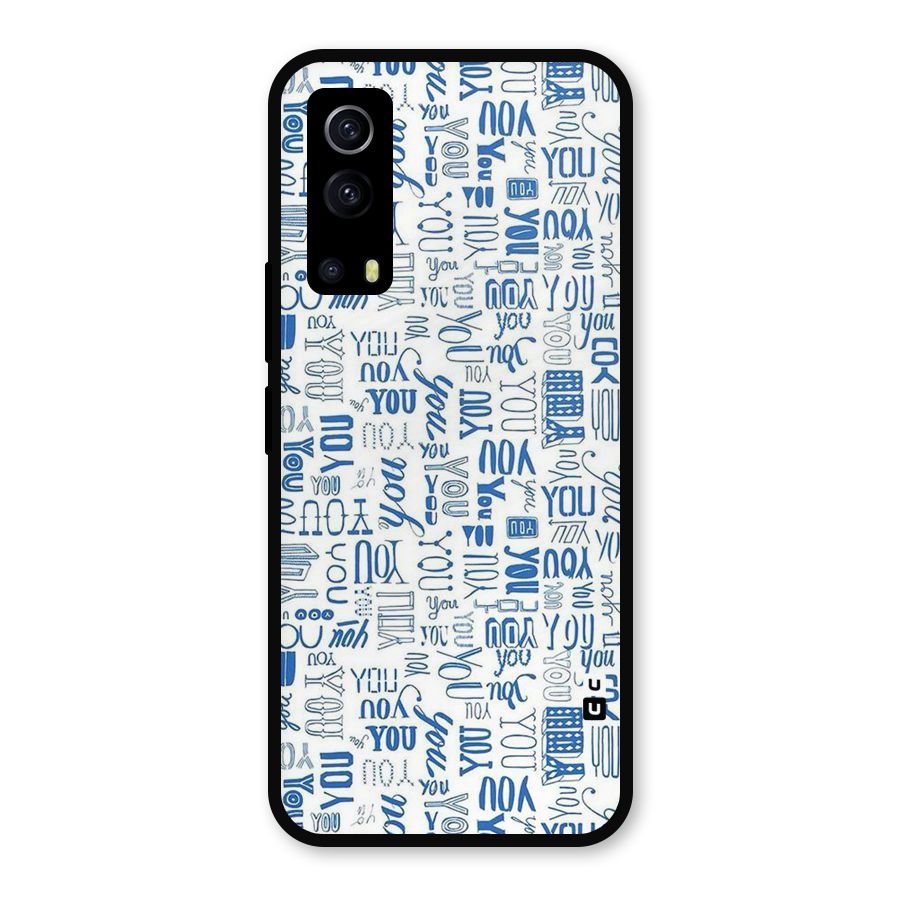 You Pattern Metal Back Case for iQOO Z3