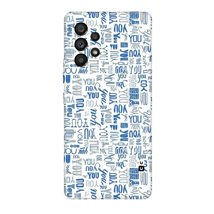 You Pattern Original Polycarbonate Back Case for Galaxy A53 5G