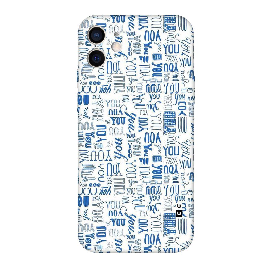 You Pattern Original Polycarbonate Back Case for iPhone 12