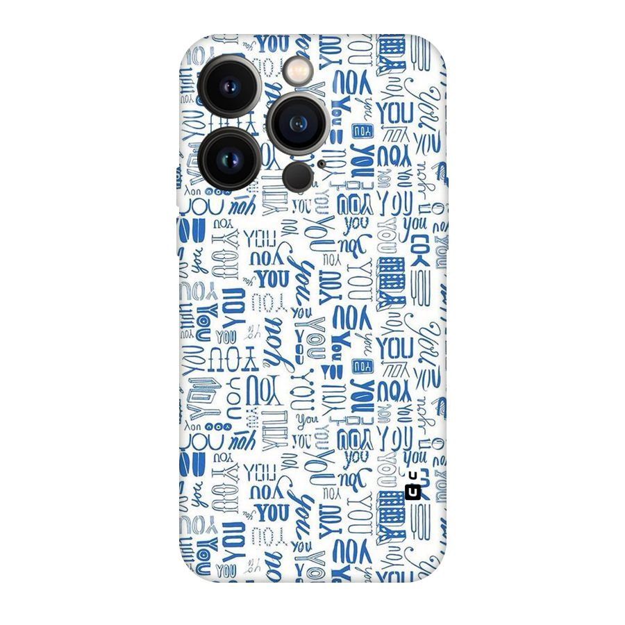 You Pattern Original Polycarbonate Back Case for iPhone 14 Pro
