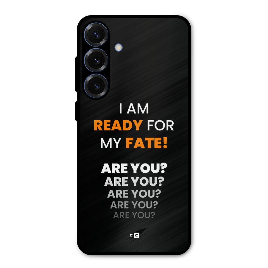 You Ready Metal Back Case for Galaxy S25 Plus