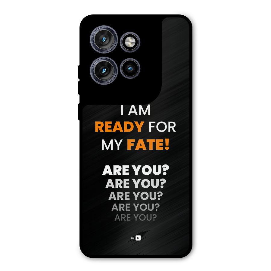 You Ready Metal Back Case for Motorola Edge 50 Neo