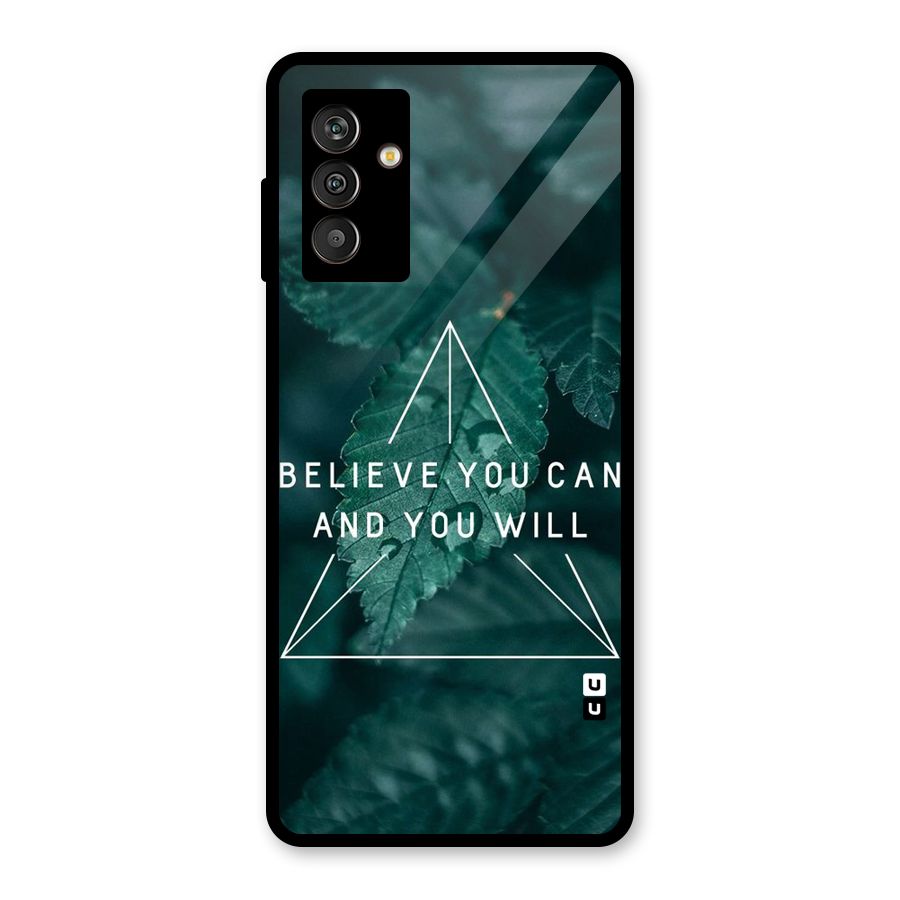 You Will Glass Back Case for Galaxy M13