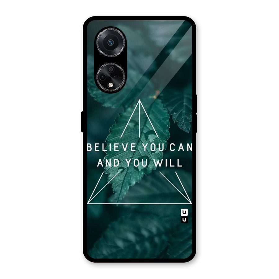 You Will Glass Back Case for Oppo F23