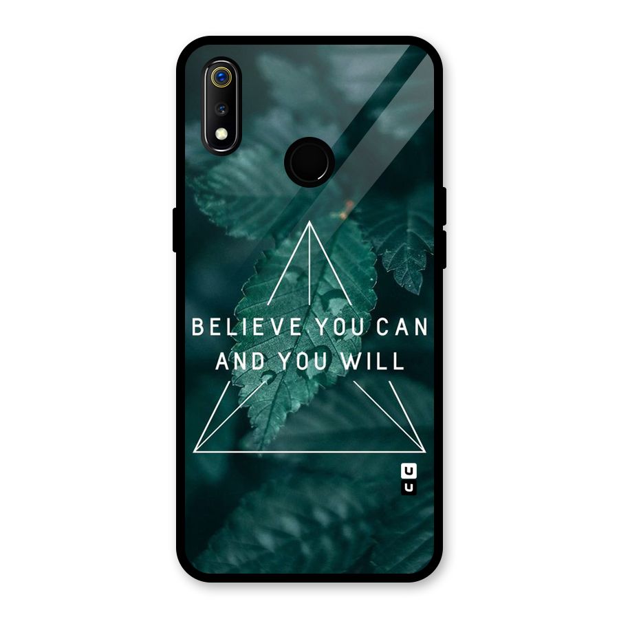 You Will Glass Back Case for Realme 3i