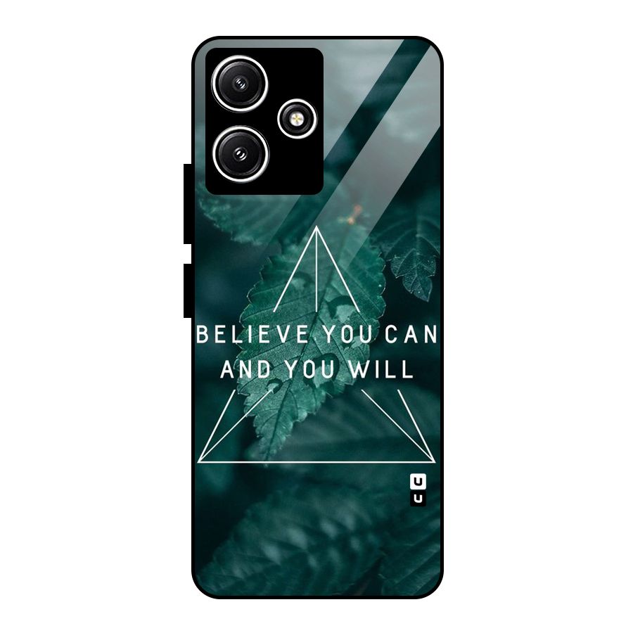 You Will Glass Back Case for Redmi 12 5G