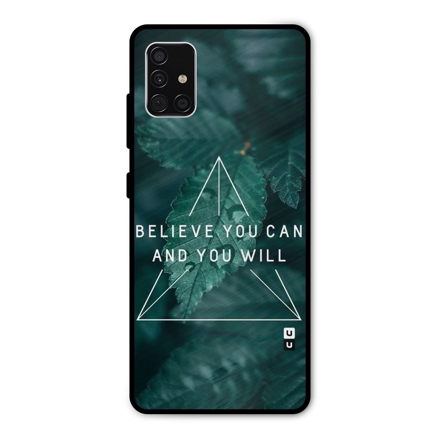 You Will Metal Back Case for Galaxy A51