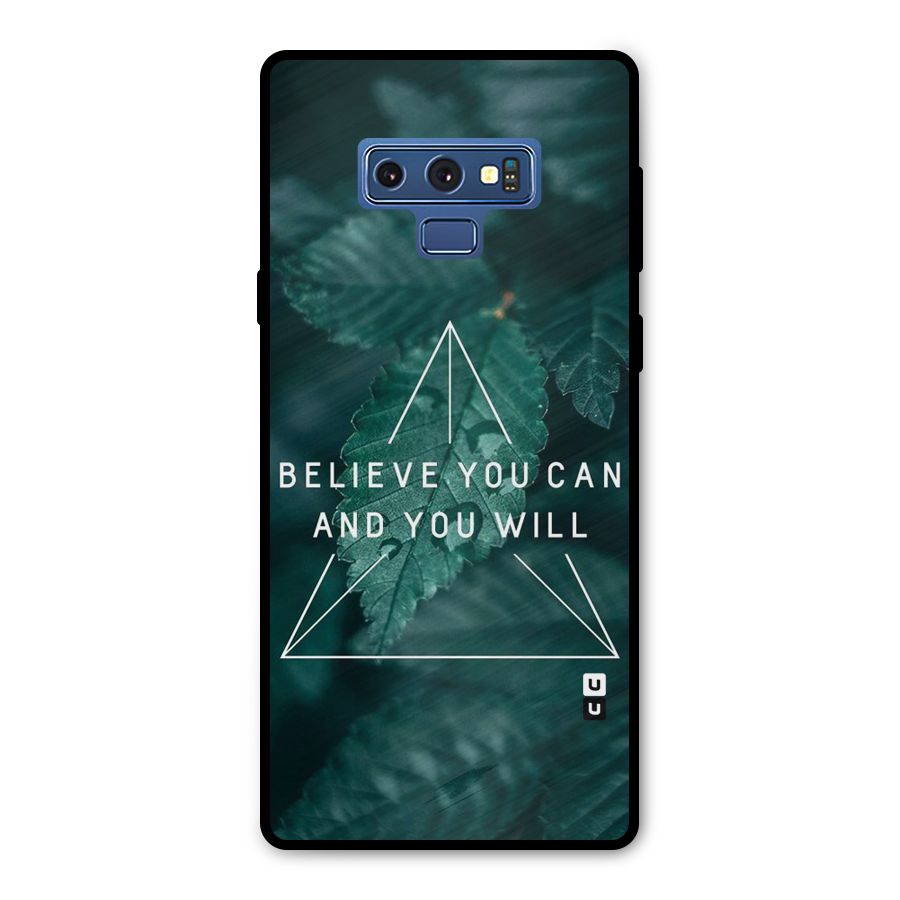 You Will Metal Back Case for Galaxy Note 9
